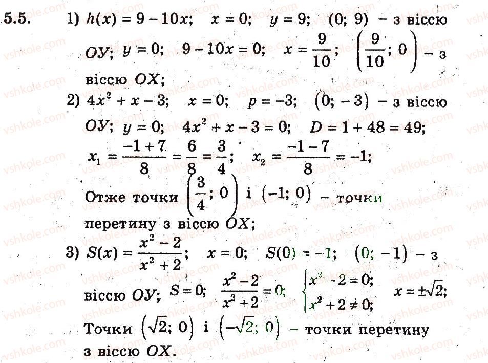 фото задание 5 - 5. функція - § 3. квадратична функція