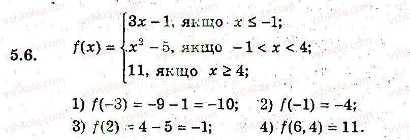 фото задание 6 - 5. функція - § 3. квадратична функція