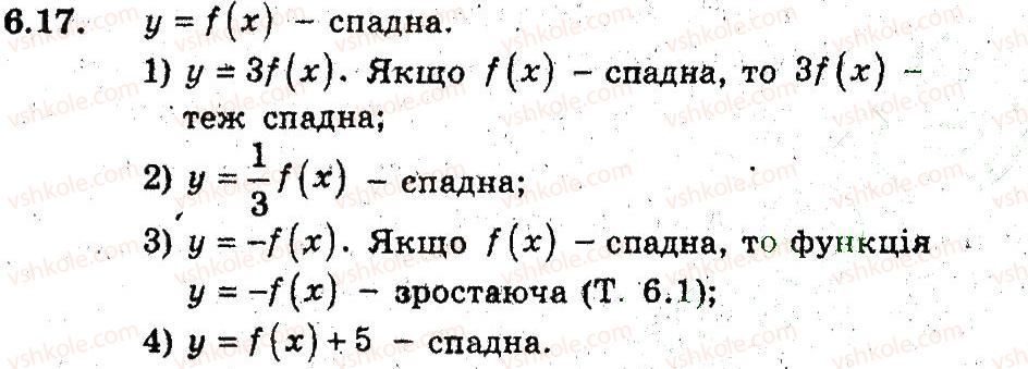 фото задание 17 - 6. зростання і спадання функції - § 3. квадратична функція