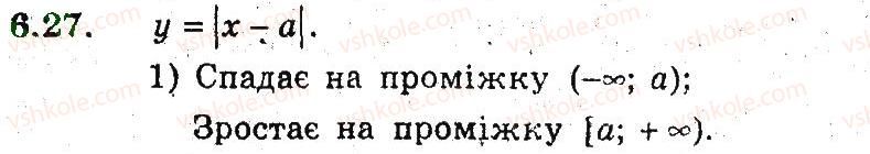фото задание 27 - 6. зростання і спадання функції - § 3. квадратична функція
