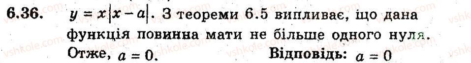 фото задание 36 - 6. зростання і спадання функції - § 3. квадратична функція