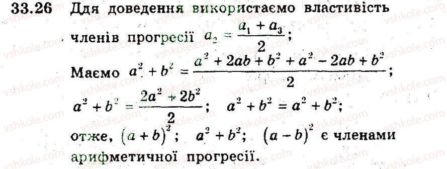 фото задание 26 - 33. арифметична прогресія - § 6. числові послідовності