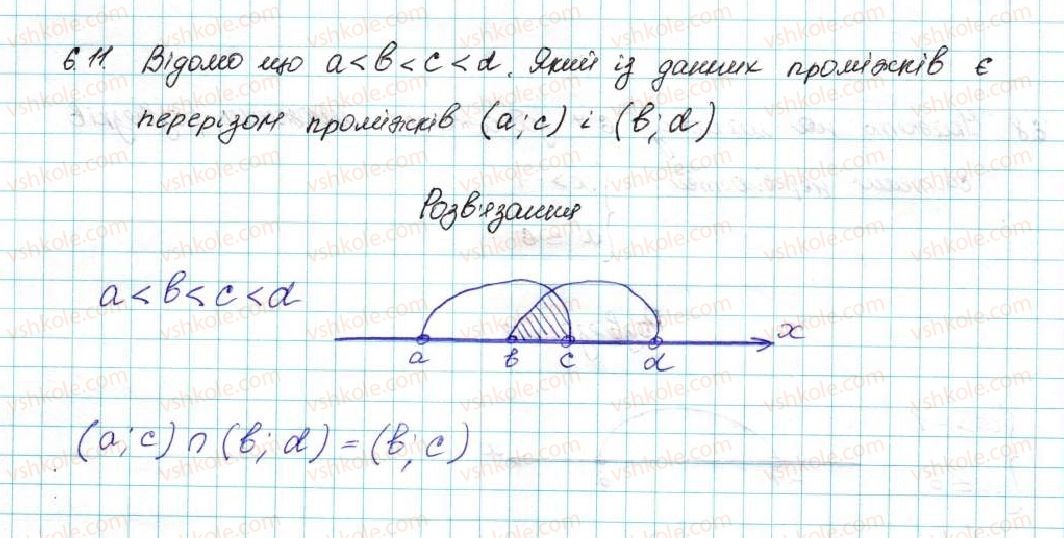 фото задание 11 - 6. системи лінійних нерівностей з однією змінною - § 1. нерівності