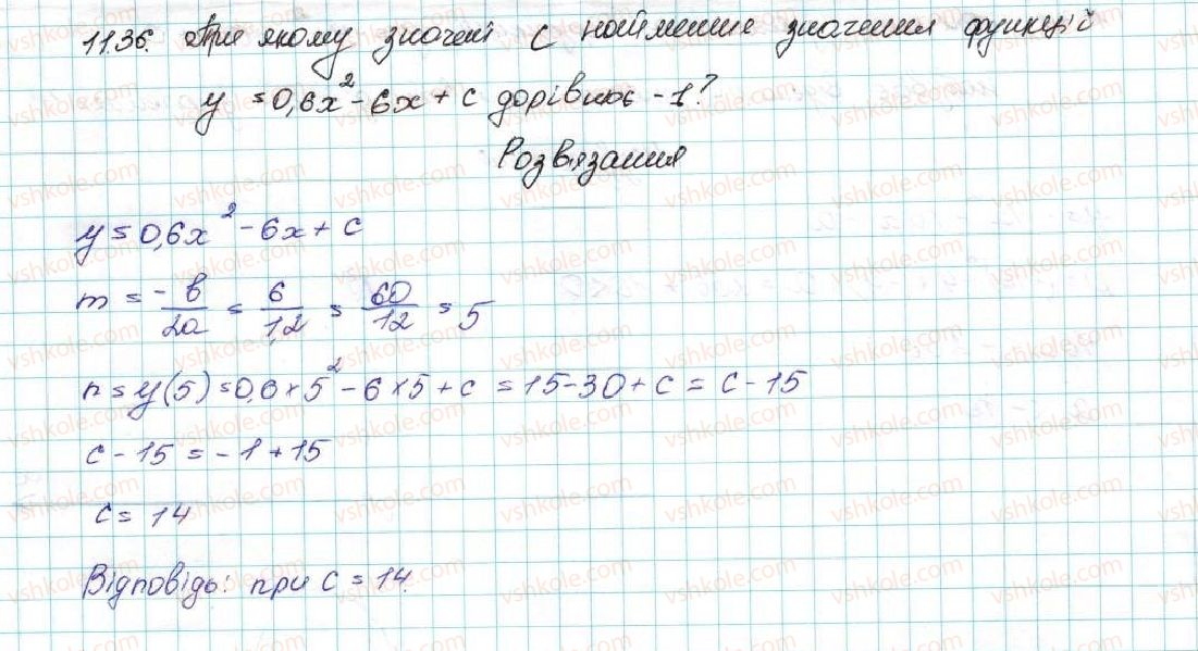 фото задание 36 - 11. квадратична функція, її графік і властивості - § 2. квадратична функція