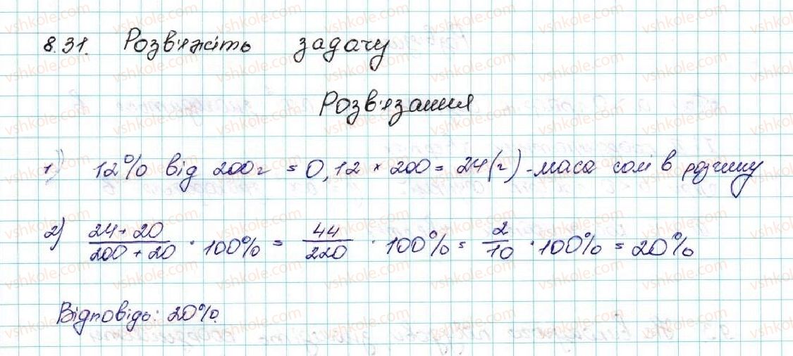 фото задание 31 - 8. властивості функції - § 2. квадратична функція