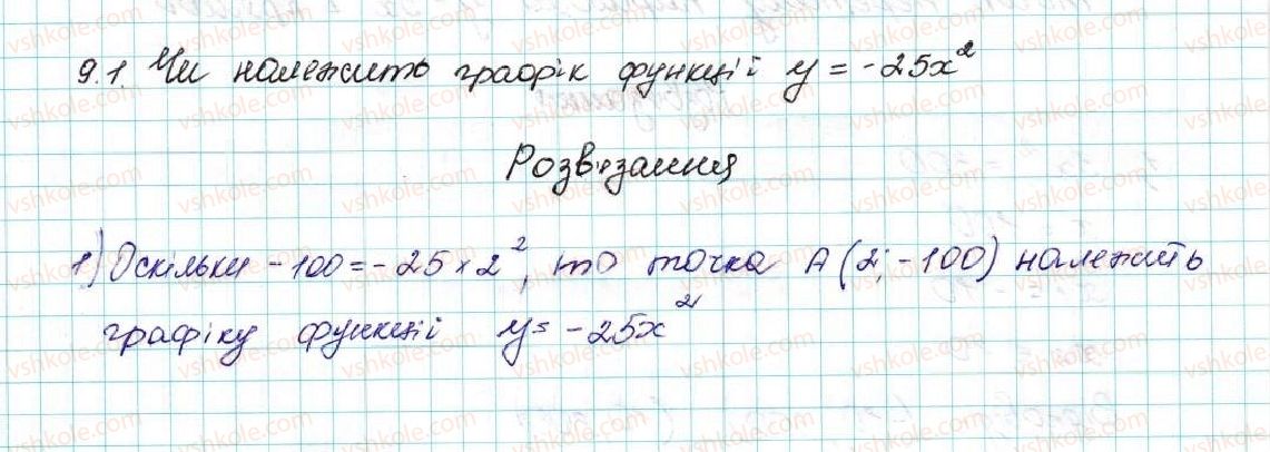 фото задание 1 - 9. як побудувати графік функції y = k f (x), якщо відомо графік функції y = f (x) - § 2. квадратична функція