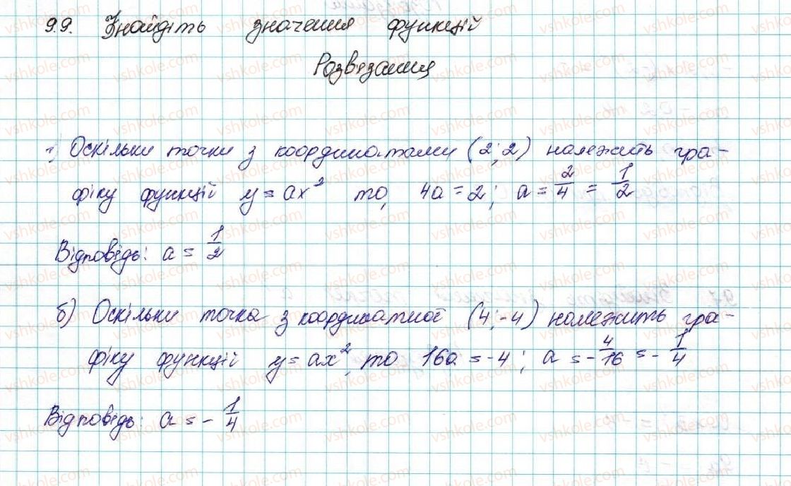 фото задание 9 - 9. як побудувати графік функції y = k f (x), якщо відомо графік функції y = f (x) - § 2. квадратична функція