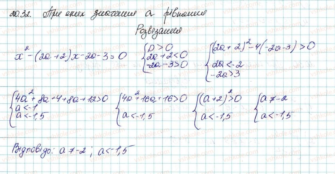 фото задание 32 - 20. вправи для повторення курсу алгебри 9 класу - § 3. числові послідовності