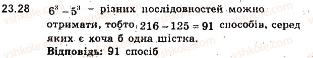 фото задание 28 - 23. основні правила комбінаторики. перестановки - § 6. елементи комбінаторики та теорії ймовірностей