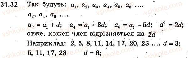 фото задание 32 - 31. арифметична прогресія - § 7. числові послідовності