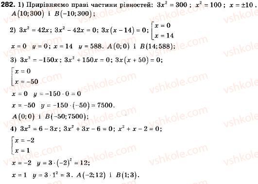 фото задание 282 - 9. як побудувати графік функції y = kf (x) , якщо відомо графік функції y = f (x) - § 2. квадратична функція