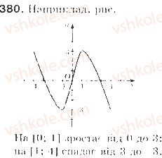 фото задание 380 - § 9. властивості функцій - квадратична функція
