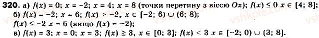 фото задание 320 - § 8. функції - розділ 2. квадратична функція