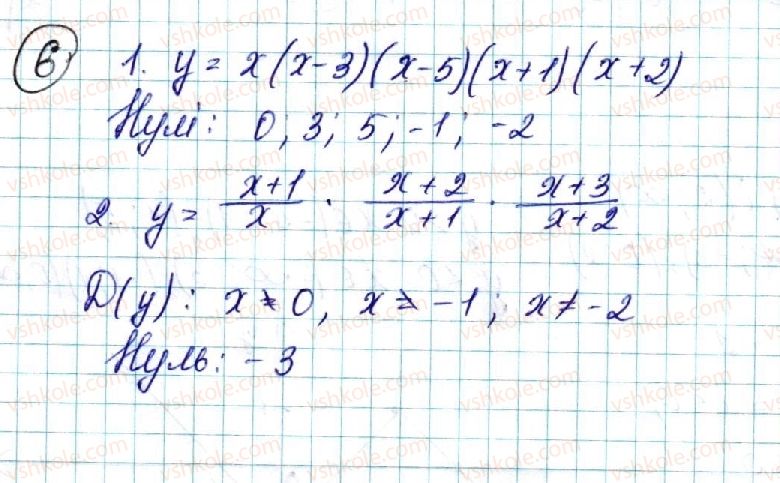 фото задание 6 - § 9. властивості функції - розділ 2. квадратична функція