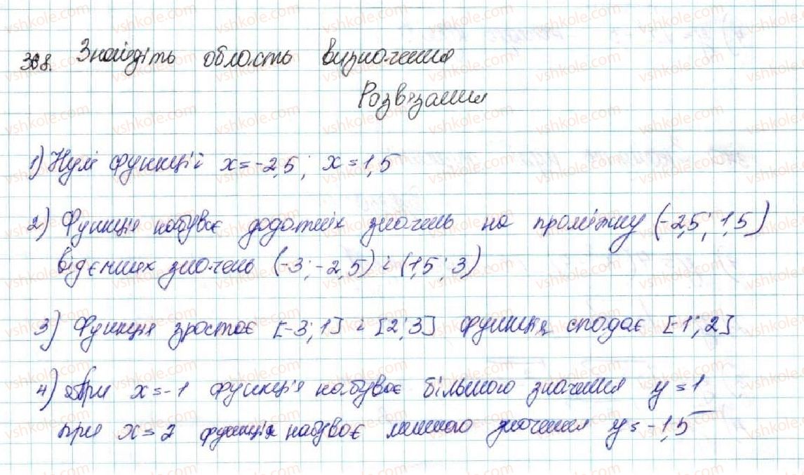фото задание 368 - § 9. властивості функції - розділ 2. квадратична функція