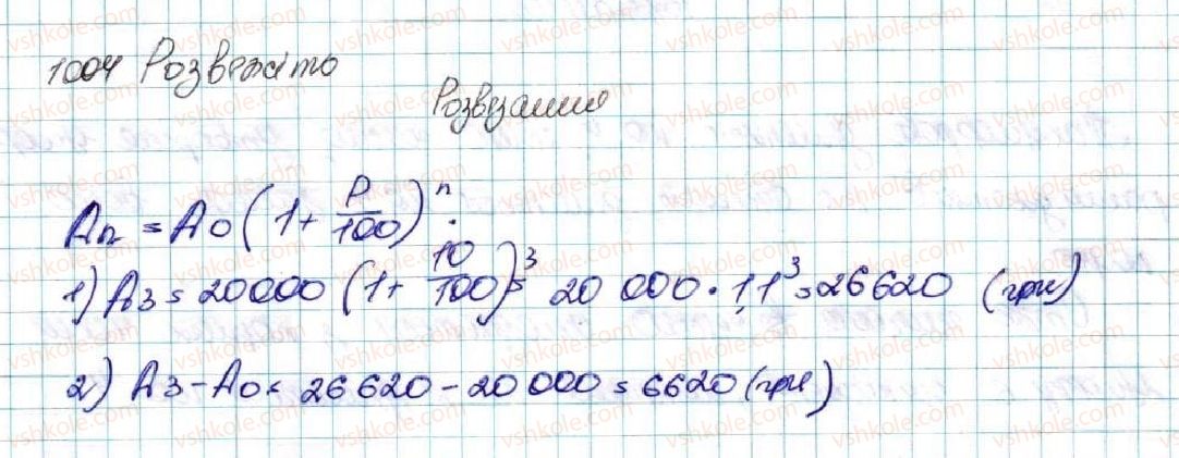 фото задание 1004 - § 24. початкові відомості про статистику. статистичні дані. способи подання даних та їх обробки - розділ 4. основи комбінаторики, теорії ймовірностей та статистики