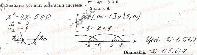 фото задание 4 - варіант 2 - с-6. квадратна нерівність - самостійні роботи
