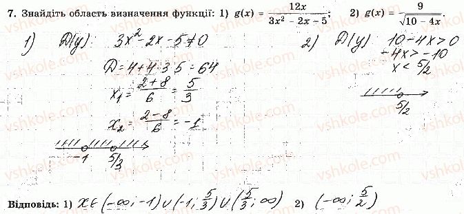 фото задание 7 - варіант 4 - ткр-2. властивості функції - тематичні контрольні роботи