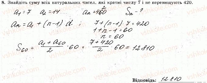 фото задание 8 - варіант 1 - ткр-4. числові послідовності - тематичні контрольні роботи