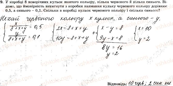 фото задание 9 - варіант 3 - ткр-5. основи комбінаторики, теорії ймовірностей - тематичні контрольні роботи