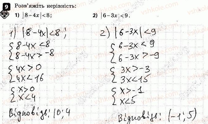 фото задание 9 - варіант 1 - контрольна робота № 1. нерівності - контрольні роботи