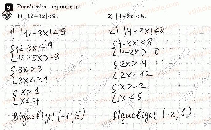 фото задание 9 - варіант 2 - контрольна робота № 1. нерівності - контрольні роботи