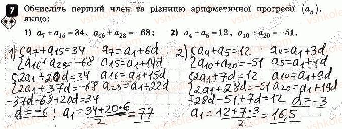 фото задание 7 - варіант 2 - контрольна робота № 4. числові послідовності - контрольні роботи