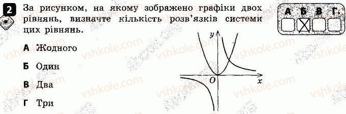 фото задание 2 - варіант 2 - самостійна робота № 7. система рівнянь з двома змінними - самостійні роботи