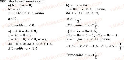 фото задание 206 - вправи для повторення § 1 - § 1. нерівності