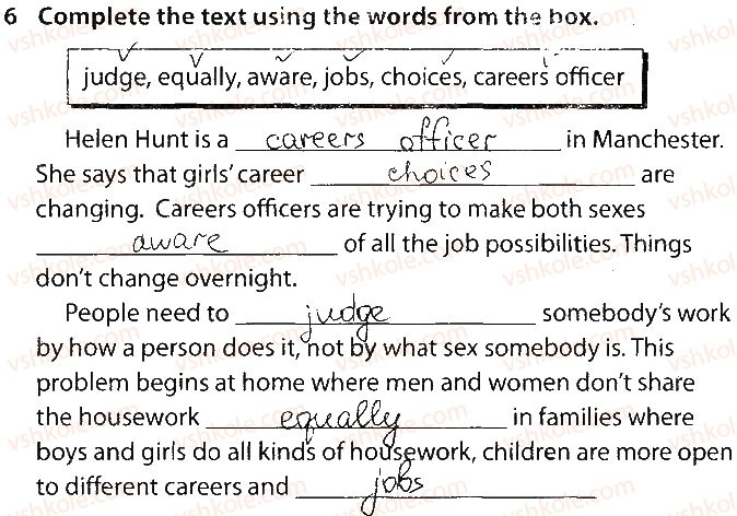 фото задание 6 - lesson 2. career choices - unit 2. what’s your choice?