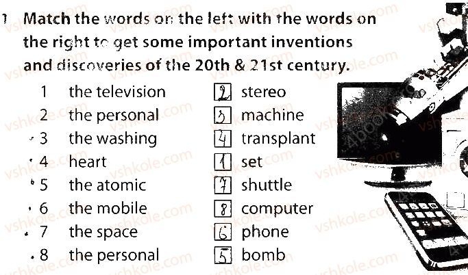 фото задание 1 - lesson 1. inventions and discoveries - unit 3. what’s your knowledge?