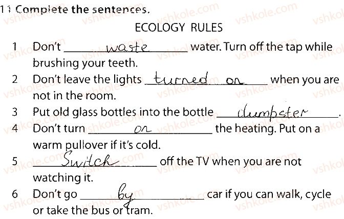 фото задание 11 - lesson 2. nature and the environment - unit 3. what’s your knowledge?