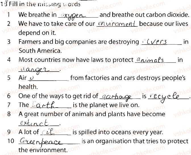 фото задание 18 - lesson 2. nature and the environment - unit 3. what’s your knowledge?