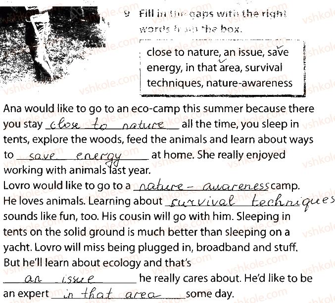 фото задание 9 - lesson 2. nature and the environment - unit 3. what’s your knowledge?