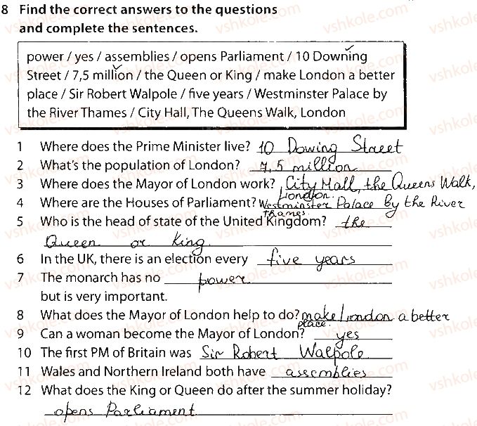 фото задание 8 - lesson 1. the uk today - unit 4. why not take a closer look?