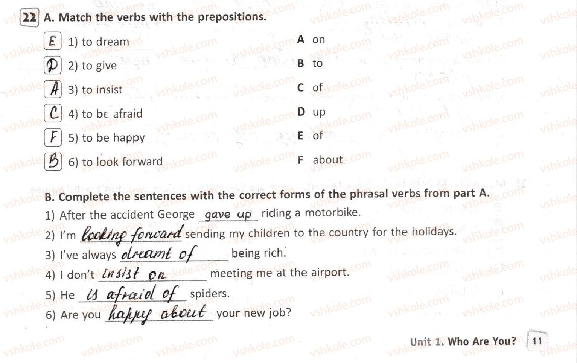 фото задание 22 - lesson 1. vital statistics - unit 1. who are you?