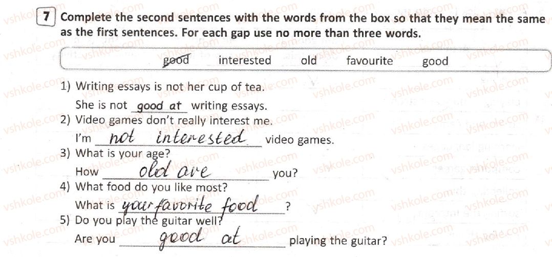фото задание 7 - lesson 1. vital statistics - unit 1. who are you?