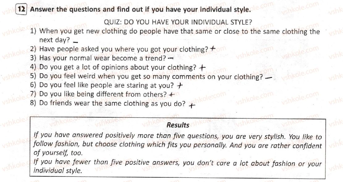фото задание 12 - lesson 2. teen generation - unit 1. who are you?