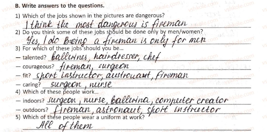 фото задание 1 - lesson 2. career choices - unit 2. what’s your choice?