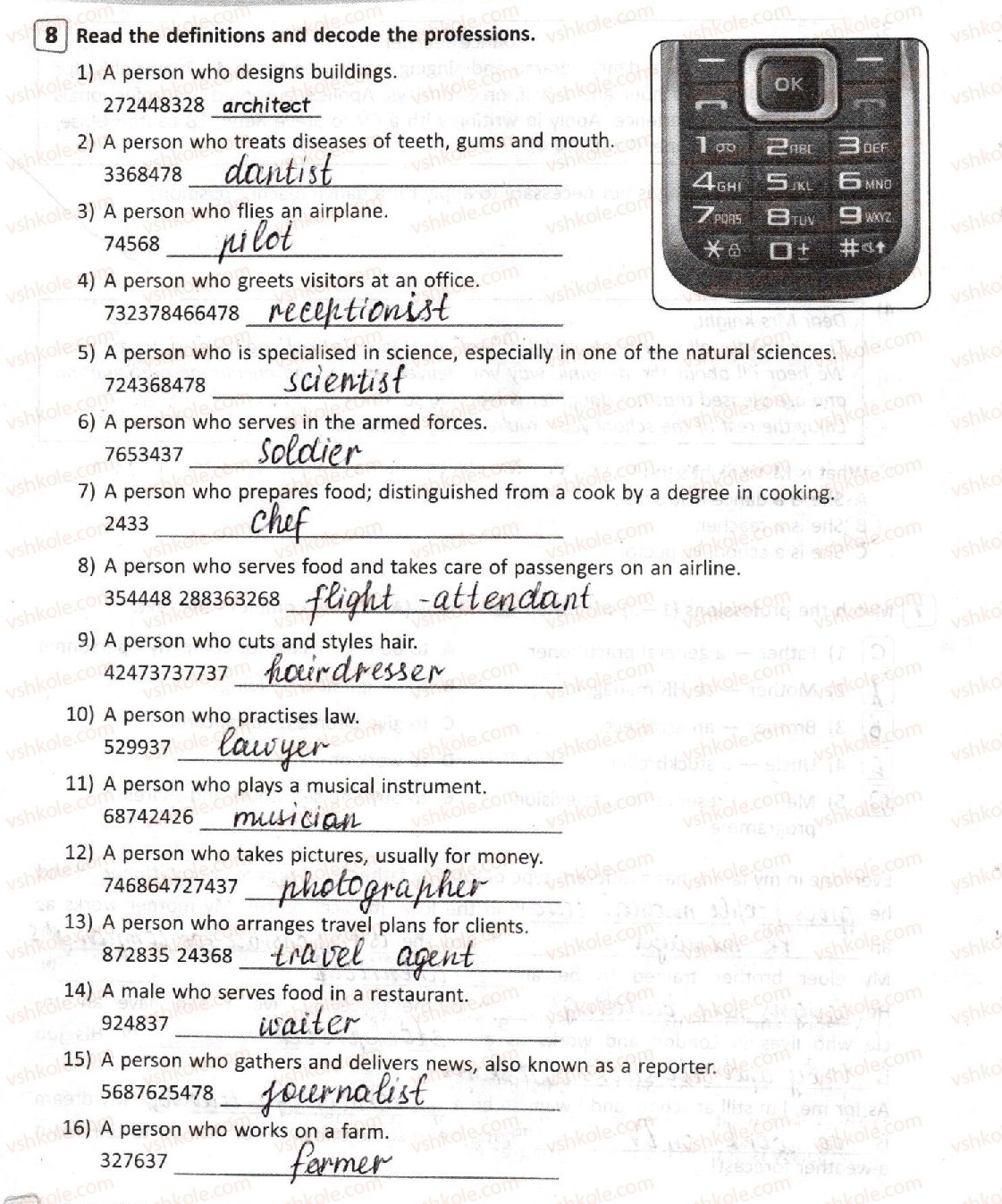 фото задание 8 - lesson 2. career choices - unit 2. what’s your choice?
