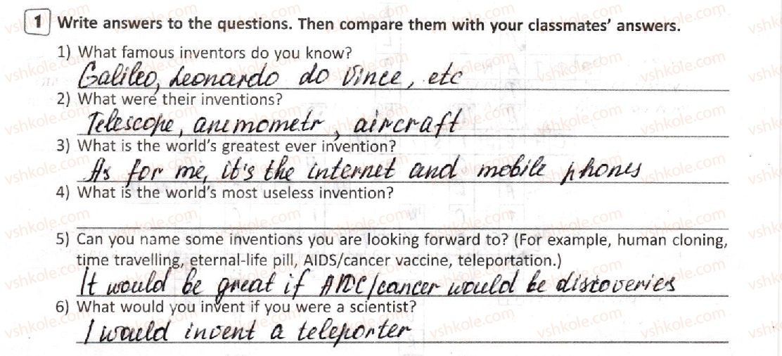 фото задание 1 - lesson 1. inventions and discoveries - unit 3. what’s your knowledge?