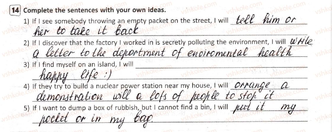 фото задание 14 - lesson 2. nature and the environment - unit 3. what’s your knowledge?