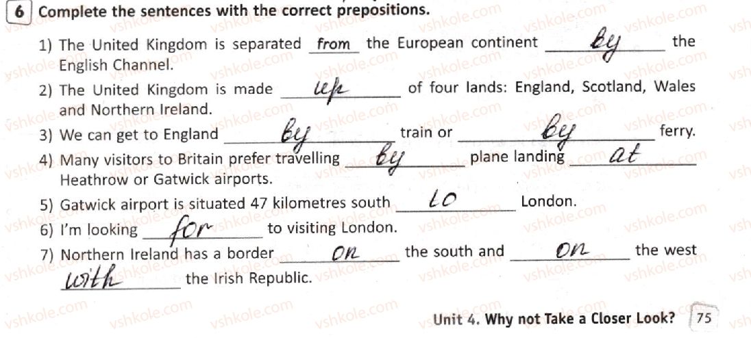 фото задание 6 - lesson 1. the uk today - unit 4. why not take a closer look?
