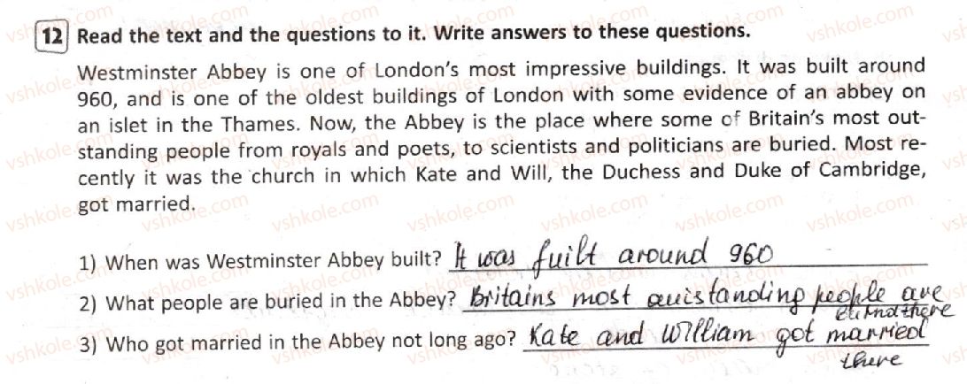 фото задание 12 - lesson 2. cities of the uk - unit 4. why not take a closer look?