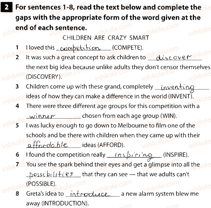 фото задание 2 - test 1. inventions and discoveries - unit 3. what's your knowledge?