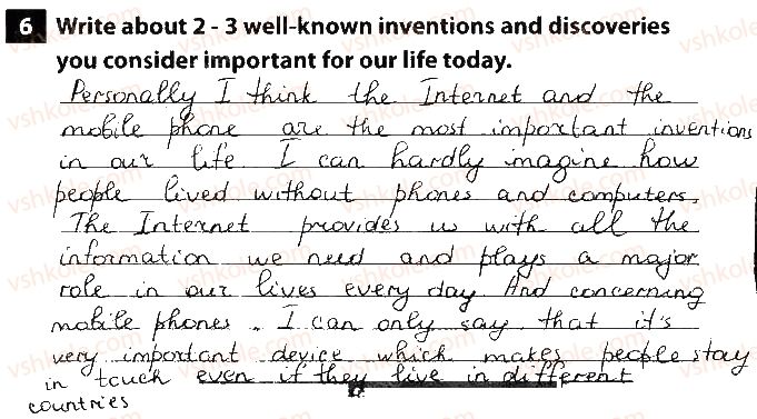 фото задание 6 - test 1. inventions and discoveries - unit 3. what's your knowledge?