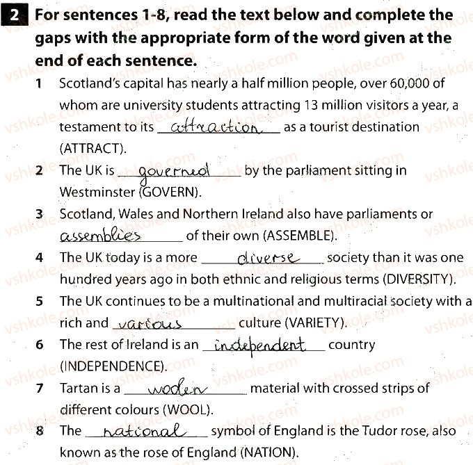 фото задание 2 - test 1. the uk today - unit 4. why not take a closer look?