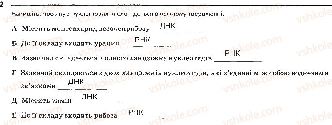 фото задание 2 - сторінка 12 - тема 1. хімічний склад клітини та біологічні молекули