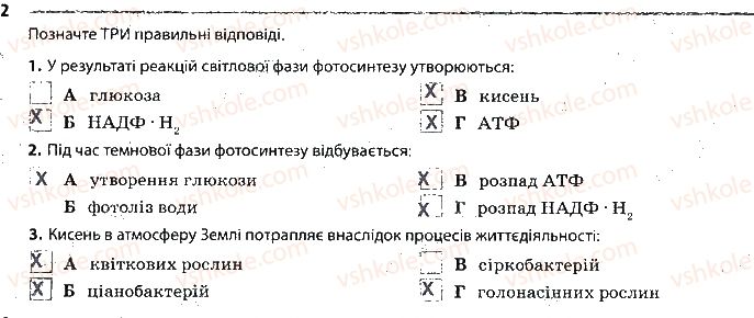 фото задание 2 - сторінка 22 - тема 3. принципи функціонування клітин
