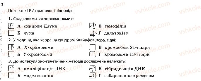 фото задание 2 - сторінка 40 - тема 5. закономірності успадкування ознак